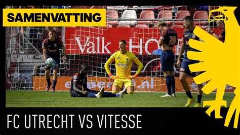 SAMENVATTING FC Utrecht Vs Vitesse 1 0 YouTube