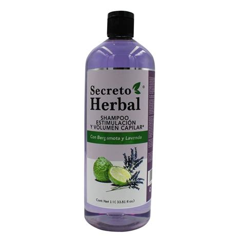 Shampoo Secreto Herbal Con Bergamota Y Lavanda 1 L Walmart