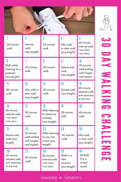 30 Day Workout Challenge Printable Pdf