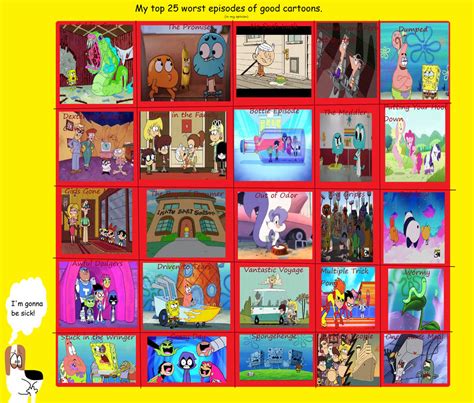 My Top 25 Worst Episodes Of Good Cartoons By Ngellegani On Deviantart