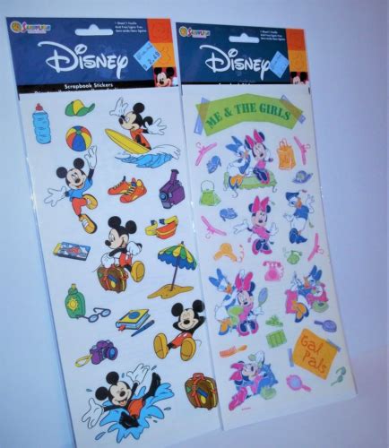 Disney Sandylion Mickey Mouse Minnie Daisy BIG 15 Packs Sticker Sheets