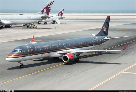 Photo Of JY EMB Embraer 190 200LR Royal Jordanian Royal Jordanian