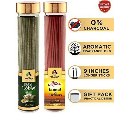 The Aroma Factory Attar Jannat Ul Firdaus Shahi Loban Incense Sticks