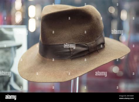 Original Indiana Jones Hat At The Propstore Auction Stock Photo Alamy