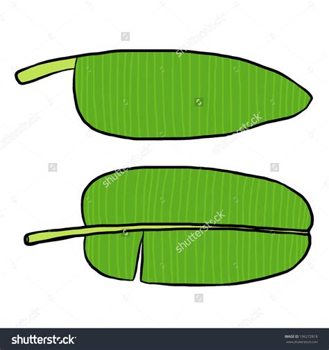 Banana leaf clipart - Clipground