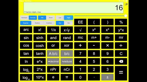 Using The Talking Scientific Calculator Youtube