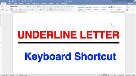 How To Underline A Letter On Keyboard Youtube