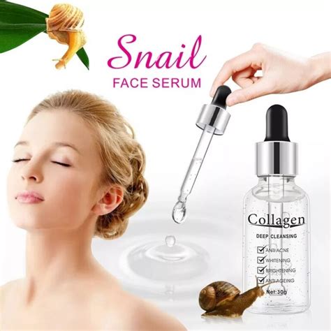 COLLAGEN DEEP CLEANSING SNAIL FACE SERUM Fougees Beauty