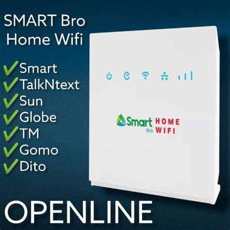 Smart Bro Prepaid Home Wifi G Lte Permanent Openline And Smartlocked