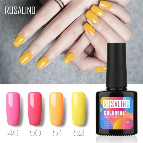 Rosalind Gel 1 Pblack Bottle 10ml Pure Color 58 Colors 01 30 Uv Led Gel Nail Polish Diy