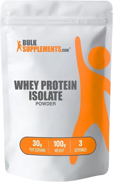 Amazon Bulksupplements Whey Protein Aislado En Polvo