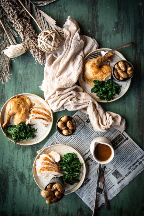 Perfect Cast Iron Roast Chicken With Pan Gravy Hunger Thirst Play