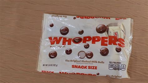 Snack Size Whoppers Asmr Eating Sounds Youtube