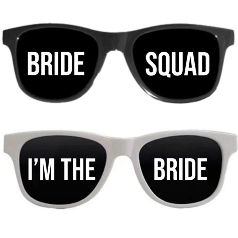 Kit Óculos Para Festa Despedida De Solteira Bride Squad Elo7