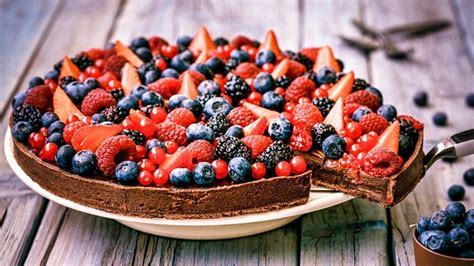 Tarte Au Chocolat Et Fruits Rouges Rapide D Couvrez Les Recettes De