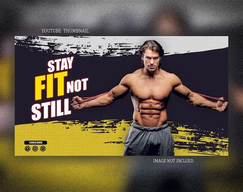 Premium Psd Youtube Thumbnail Design Fitness And Gym Template