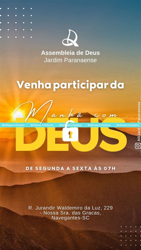 Manhã Deus Cartaz LIBRAIN