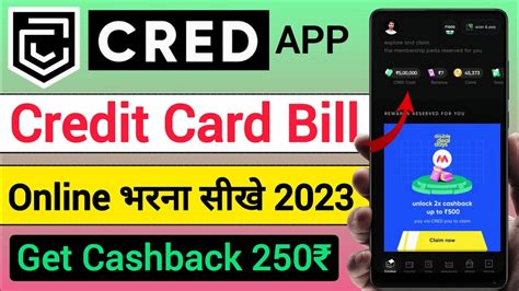 How To Pay Credit Card Bill With Cred Cred App Credit Card Payment