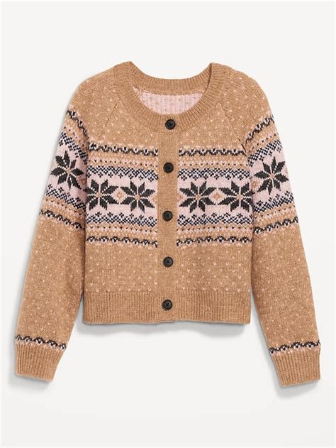 Matching Holiday Fair Isle Cardigan Sweater For Women Old Navy