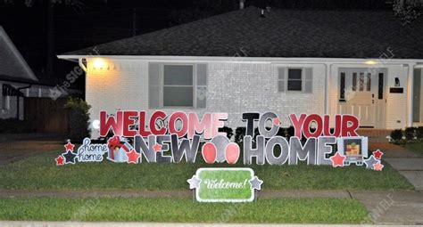 Welcome Home Yard Signs - The Sign Elf - Lewisville, Flower Mound ...