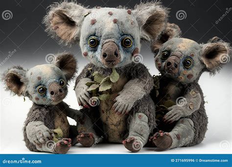 Koala Zombie Pattern Seamless Koala Bear Zombi Background Vector