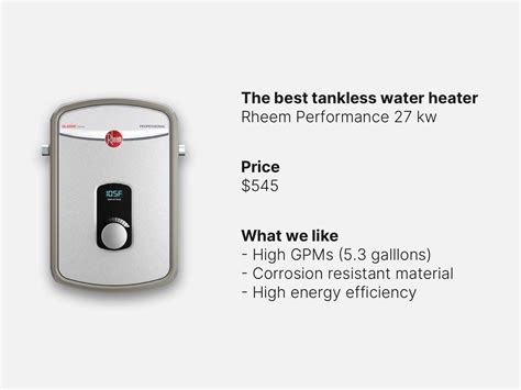 The Best Tankless Water Heater in December 2022 (Reviews)