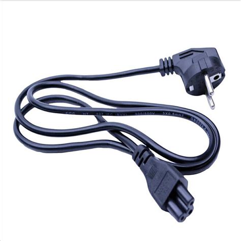 3 Prong Power Cord Eu European 12m Plug Laptop Pc Ac Cable For Hp Dell Samsung Ebay