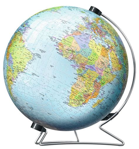 Ravensburger - 3D Puzzle - The Earth World Globe - 540 Piece Jigsaw ...