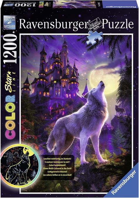 Ravensburger Puzzle Classique Puzzle Loup Au Clair De Lune