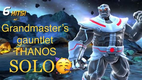 Nameless THANOS SOLO Grandmasters Gauntlet YouTube