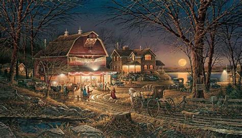 Harvest Moon Ball By Terry Redlin