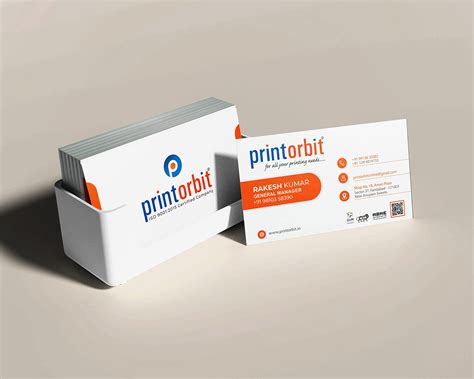 Print Orbit Business Card Standard Printed Visiting Card