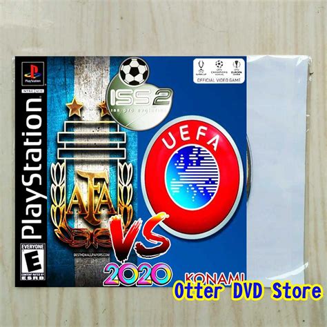 Jual Kaset Cd Game Ps Ps Iss Pro Evolution Soccer Afa Vs Uefa