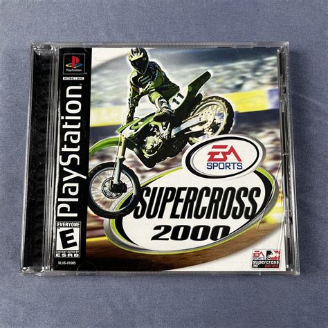 Supercross 2000 Sony Playstation 1 Ps1 Psx Psone Complete Cib