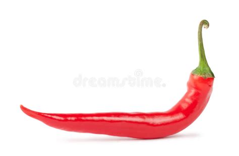 Bright Red Chili Peppers Stock Image Image Of Food White