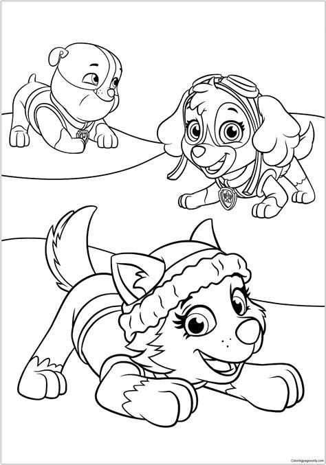 47 Rubble Paw Patrol Coloring Pages - ColoringPagesOnly.com