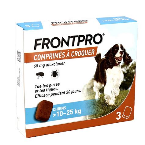 Frontpro Comprim S Croquer Antiparasitaire Pour Chiens Kg Bo Te