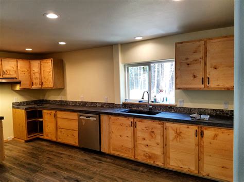 My First Set Of Cabinets Port Orford Cedar Doors And Trim Rwoodworking