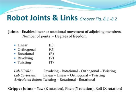 Ppt Ise Lecture Industrial Robotics Powerpoint