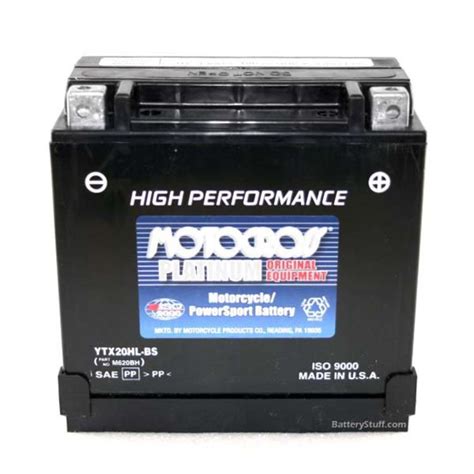 Ytx20hl Bs Pw Battery Yuasa Motocross 12 Volt Motorcycle Batteries