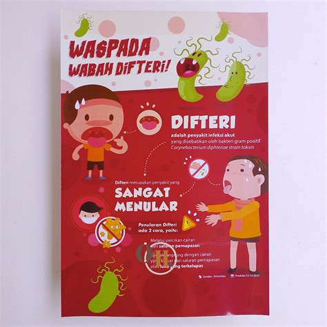 waspada plague diftery poster health poster difty disease poster