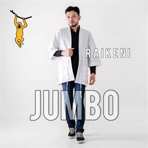 Jual RAIKENI Kimono Troso JUMBO Kimono Outer Tenun Jumbo Jaket