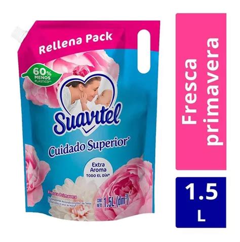 Suavizante De Telas Suavitel Cuidado Superior Fresca Primavera Repuesto