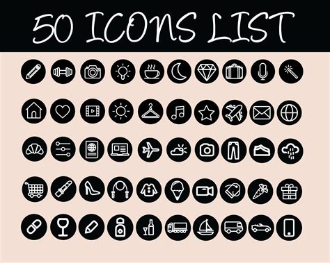 50 Iconos Destacados De Instagram Iconos Destacados De La Historia De