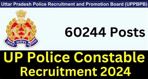 Up Police Recruitment Application Process Begins For Constable