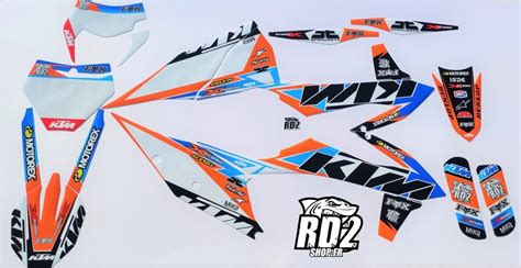 Kit déco RD2 KTM SX SXF 2019 à 2022 EXC 2020 à 2023 Rd2shop