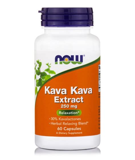 NOW FOODS KAVA KAVA 250 MG 60 VEG CAPSULES 2pharmacy