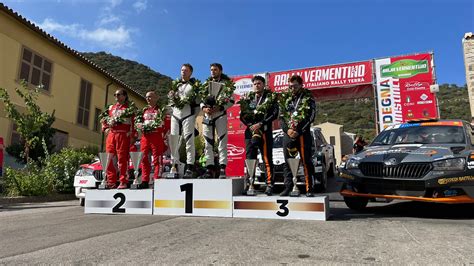 Gryazin Trionfa Al Rally Del Vermentino Ventura Vince Gli Ssv