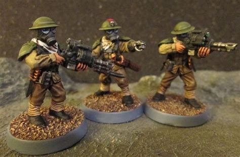 Astra Militarum Veteran Guardsmen Warhammer 40k Miniatures Warhammer