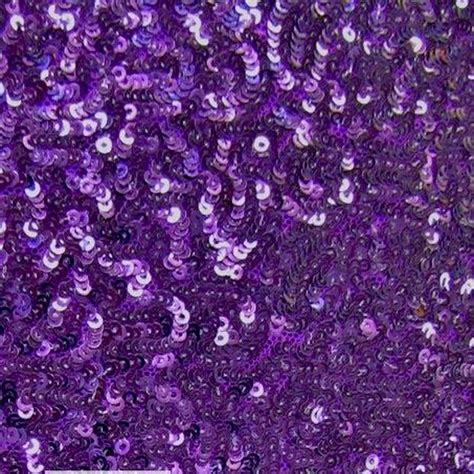 Jn00389 80 Dark Purple Full Sequin 3mm Sequin On 2 Way Stretch Mesh